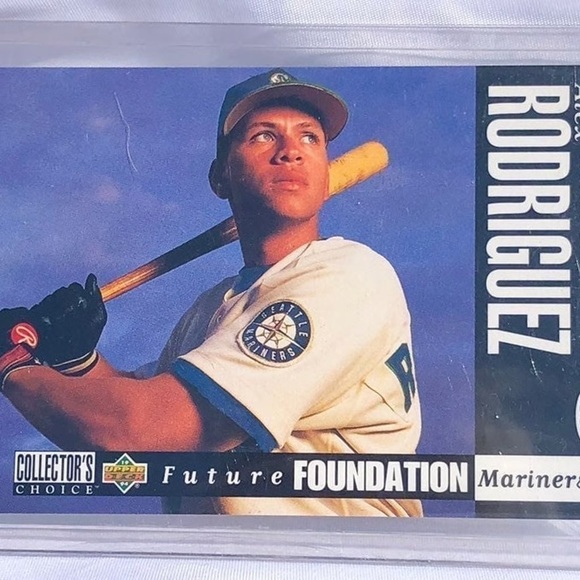 1994 Alex Rodriguez Upper Deck “Future Foundation” Card - Picture 5 of 8